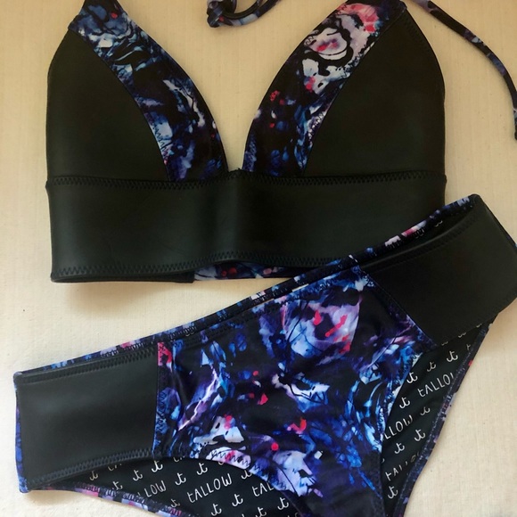 Tallow Kassia Neoprene Surf Bikini Billabong Roxy Seea 4 - Picture 2 of 5